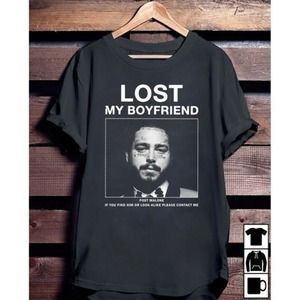 Lost My Boyfriend Posty Shirt Post Malone Fans Tshirt
